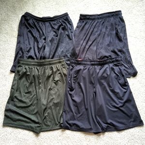 Men's athletic shorts medium- 4 pairs
